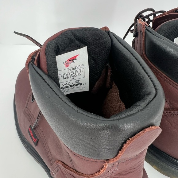 Red Wing Supersole 2.0 Heavy Duty Safety Steel Toe Boots Size 11.5 EE Wide - Picture 8 of 10